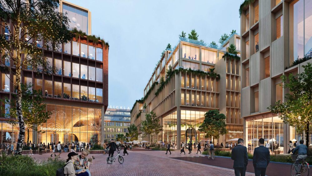 stockholm wood city by henning larsen and white arkitekter dezeen 2364 col 1