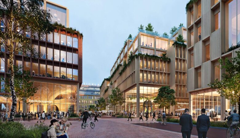 stockholm wood city by henning larsen and white arkitekter dezeen 2364 col 1